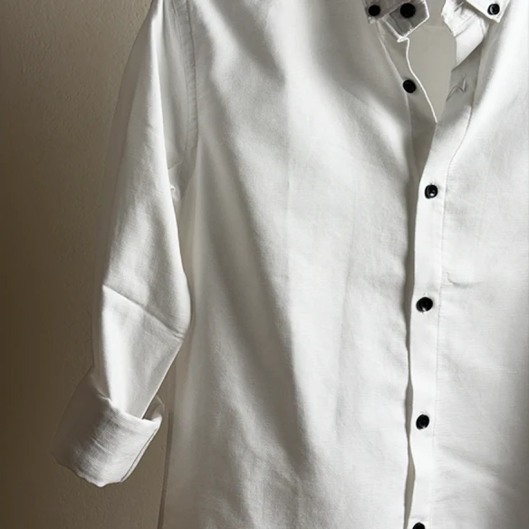 Versatile Off-White Casual Shirt