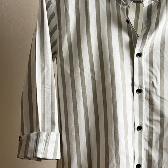 Everyday Cotton Blend Striped Shirt