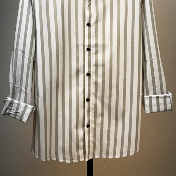 Everyday Cotton Blend Striped Shirt