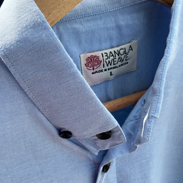 Textured Light Blue Everyday Shirt