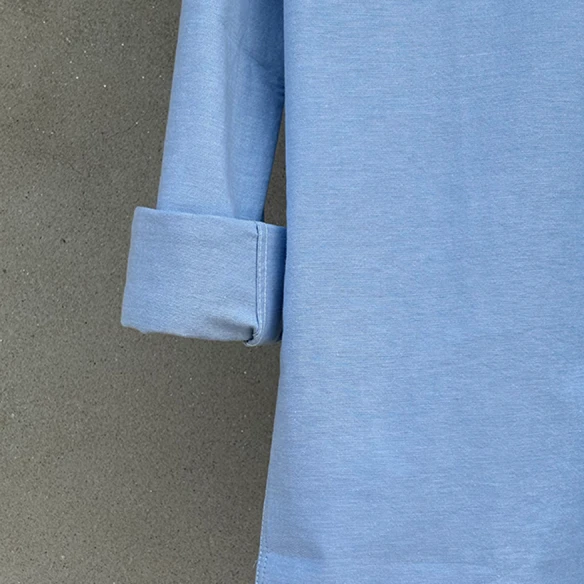 Textured Light Blue Everyday Shirt