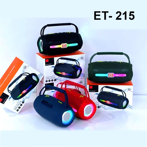 ET-215 Portable Wireless Bluetooth Speaker