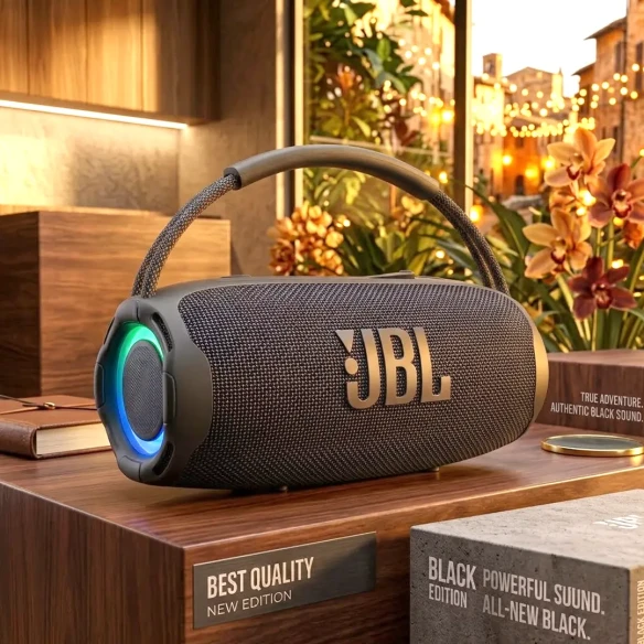 ET-315 20W Portable Wireless Bluetooth Speaker with RGB LED Light