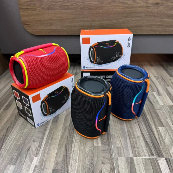 HD100 15W Bluetooth Speaker with Double Diaphragm & Heavy Bass