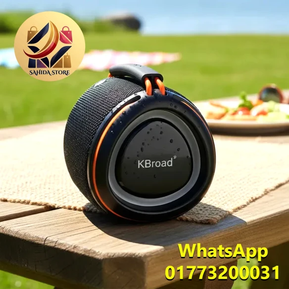 KTS-2408 Waterproof Bluetooth Speaker | 12W Hi-Fi Super Bass & RGB Light