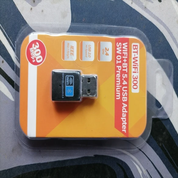 SW-01 300Mbps Dual-Function USB WiFi & Bluetooth Receiver Dongle