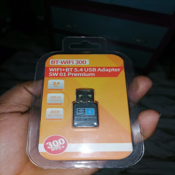 SW-01 300Mbps Dual-Function USB WiFi & Bluetooth Receiver Dongle